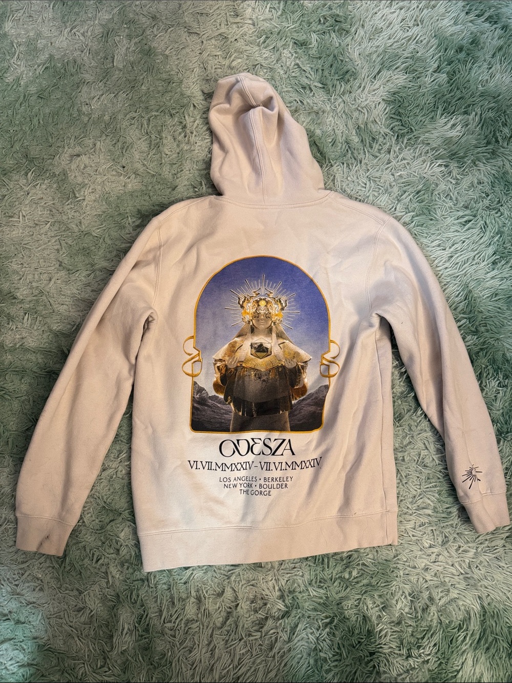 Light Cream Unisex ODESZA Pullover Hoodie